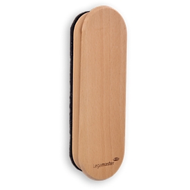 Effaceur pour tableau blanc Legamaster WOODEN, magnétique, pastilles interchangeables, L 45 x P 30 x H 150 mm, bois de hêtre, marron